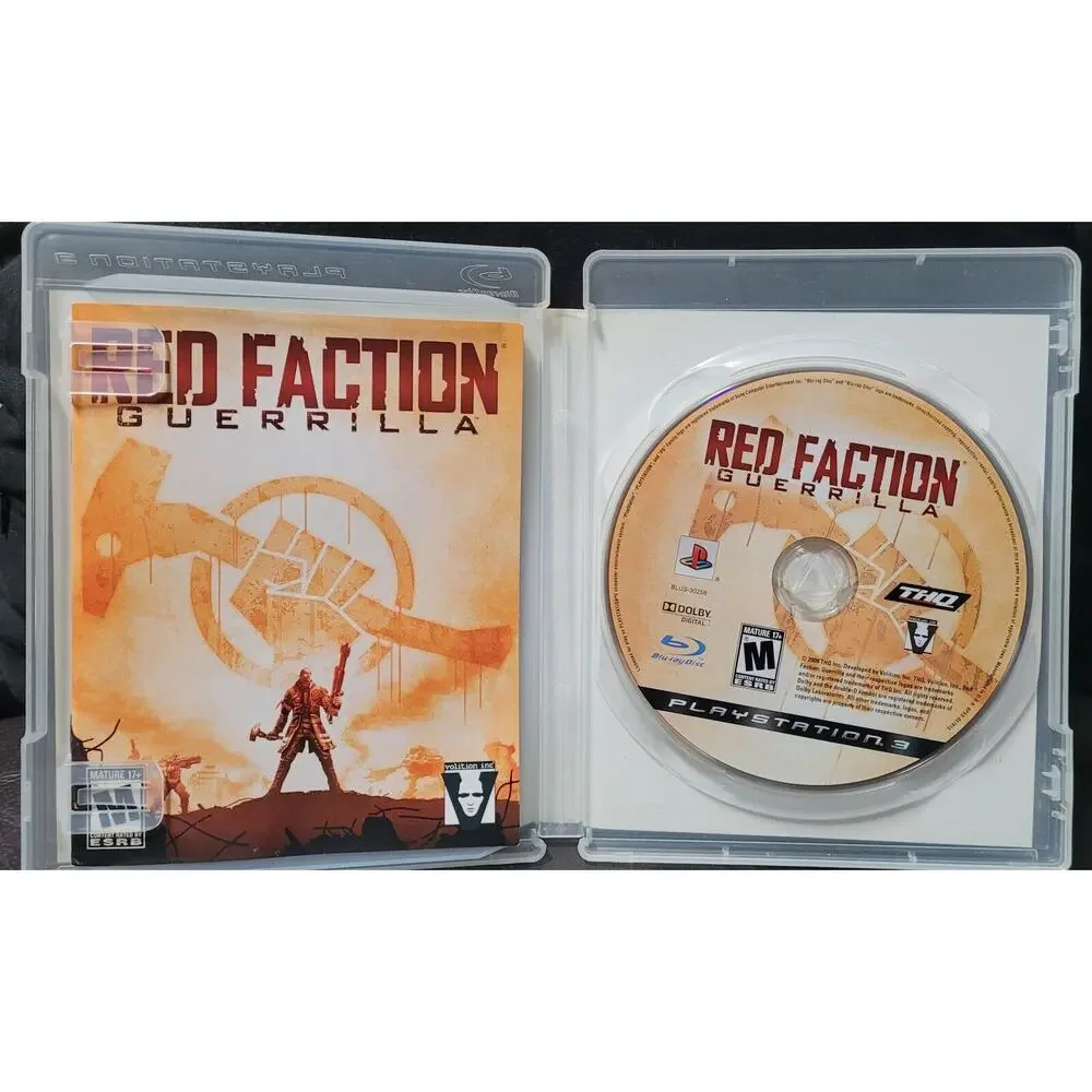 Red Faction Guerrilla 2009 Sony PlayStation 3 Game With Manual